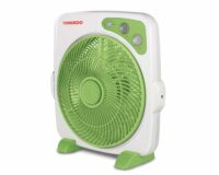 مروحة بوكس تورنيدو 14 بوصة ، 4 ريشة بلاستيك مزودة بـ 4 سرعات لون أزرق أو أخضر B-BXT-35