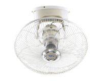 مروحة مدارية توشيبا كاريوكا 16 بوصة ، 4 ريشة بلاستيك مزودة بـ 3 سرعات لون أبيض ECT-49Y