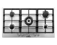 بوتاجاز هوفر مسطح بلت إن 90 × 60 سم 5 شعلة غاز لون استانلس ستيل مزود بأمان كامل للشعلات HG953/1SXGH