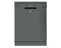 غسالة أطباق هوفر تكفي 16 فرد مقاس 60 سم لون استانلس مزودة بشاشة ديجيتال و 12 برنامج HDPN4S603PX-EGY