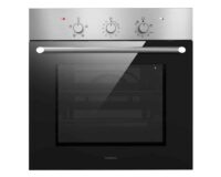 فرن تورنيدو بلت إن غاز 60 × 60 سم 67 لتر لون استانلس ستيل مزود بمروحة تعمل بنظام كونفكشن GEO-VM60CSU-S