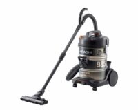 مكنسة هيتاشي برميلية 2200 وات لون أسود × ذهبى مزودة بفلتر هيبا و فلتر نانو تيتانيوم CV-985DC