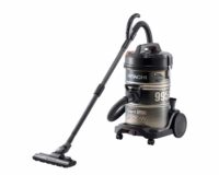 مكنسة هيتاشي برميلية 2300 وات لون أسود × ذهبى مزودة بفلتر هيبا و فلتر نانو تيتانيوم CV-995DC