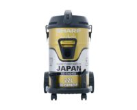 مكنسة شارب برميلية  2400 وات لون ذهبي مزودة بفلتر قماش EC-CA2422-X