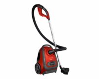 مكنسة توشيبا 2500 وات لون أحمر × أسود مزودة بفلتر هيبا و فرشاة للأتربة VC-EA300