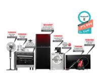 مجموعة منتجات من العربي جروب ( ثلاجة + غسالة + بوتاجاز + شاشة + مكنسة + محضرة طعام + ماكينة قهوة إسبريسو + مروحة )