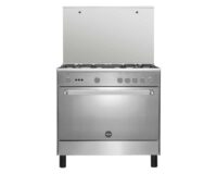 بوتاجاز لاجيرمانيا فري ستاند 90 × 60 سم 5 شعلة غاز لون استانلس ستيل مزود بغطاء زجاجي 9C10GRB1X4AWW