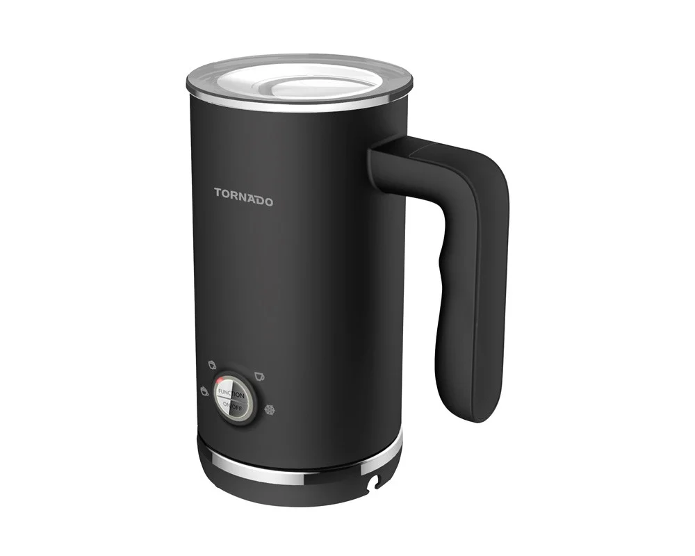 صانعة رغوة الحليب تورنيدو 600 وات ، 0.3 لتر لون أسود TKMF-600